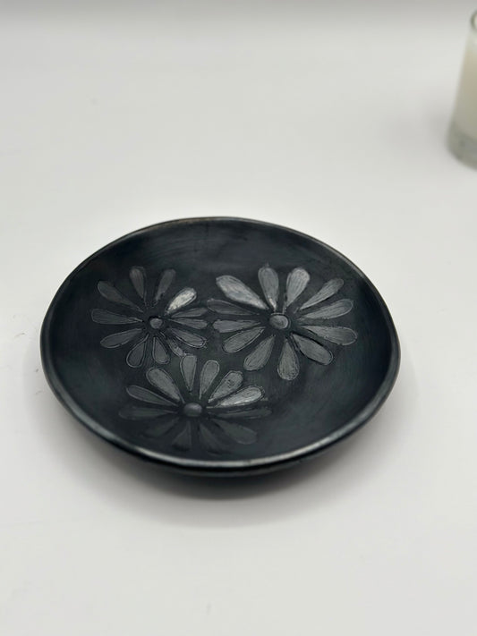 Black Clay dessert plates (Barro Negro/black clay)